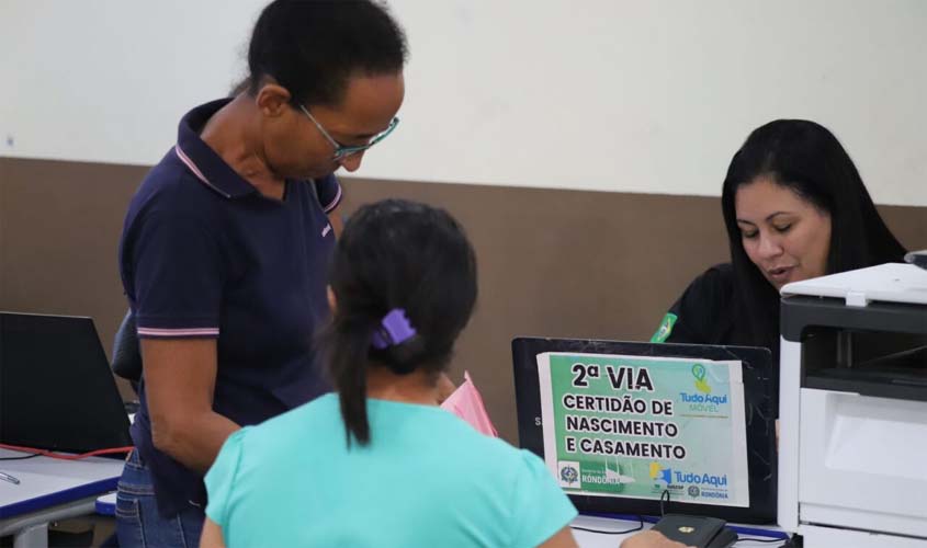 População recebe ações do programa 'Rondônia Cidadã' neste sábado e domingo
