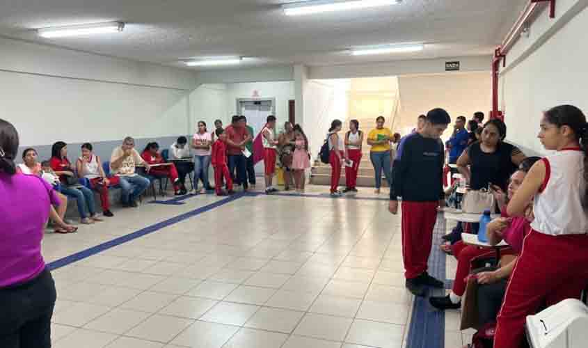 Ação de saúde no Colégio Militar Dom Pedro II atende estudantes com consultas e exames gratuitos