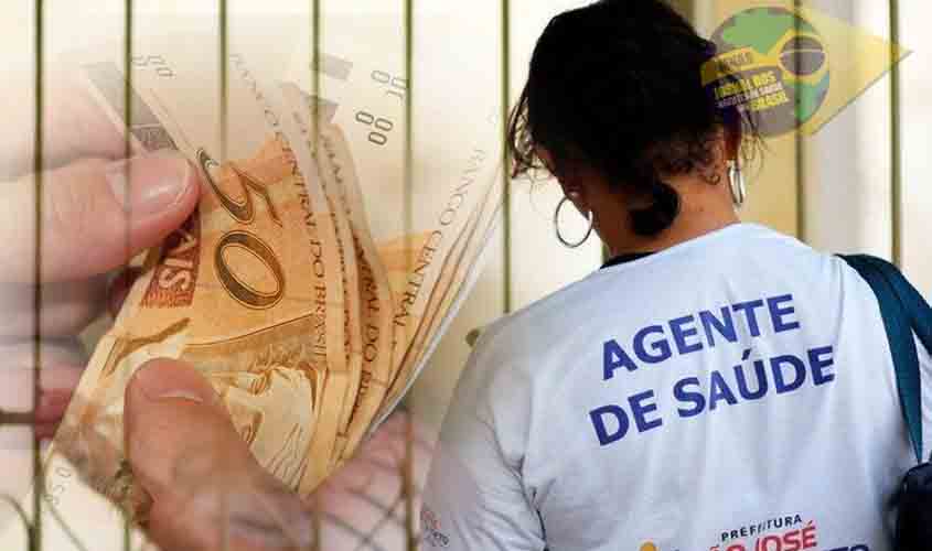 Incentivo financeiro pago a agentes de saúde será de R$ 1.550