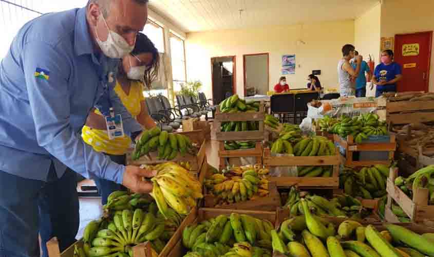 Em Rondônia, cerca de R$ 10 milhões do PAA federal e estadual são executados na aquisição de alimentos da agricultura familiar