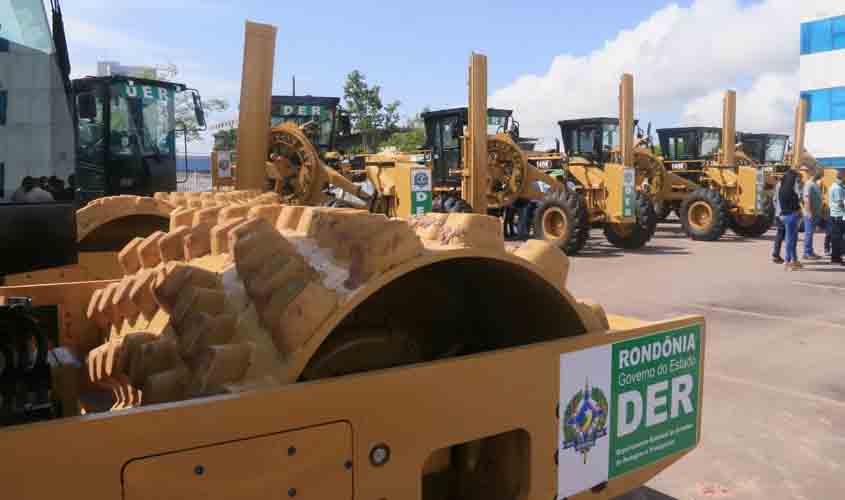 Aquisição de maquinários vai garantir celeridade e agilidade na recuperação de estradas e rodovias de Rondônia