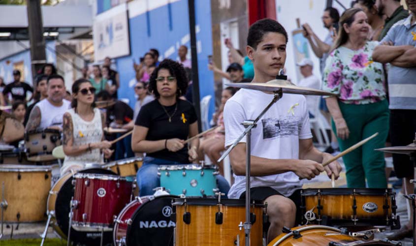 Prefeitura realiza recital de bateria na segunda-feira (11) na Escola de Música Jorge Andrade