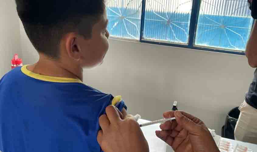 Prefeitura de Porto Velho reforça importância da vacinação infantil com a proximidade da volta às aulas