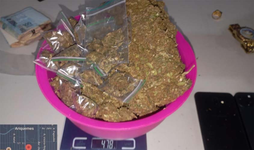 PMRO apreende drogas em operação policial