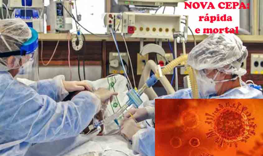 Chegou a nova cepa ainda mais destruidora. E temos vacinas para apenas 3 por cento da população rondoniense