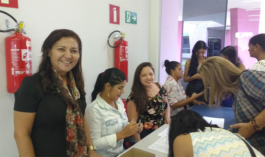 Semasf participa das oficinas em comemoração ao Dia Internacional da Mulher