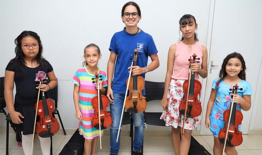 Escola de Música Walter Bártolo ainda tem vagas disponíveis