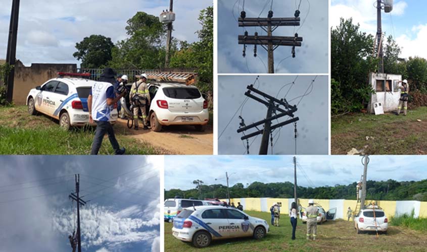 Eletrobras identifica ligação clandestina em balneário e empresa recicladora