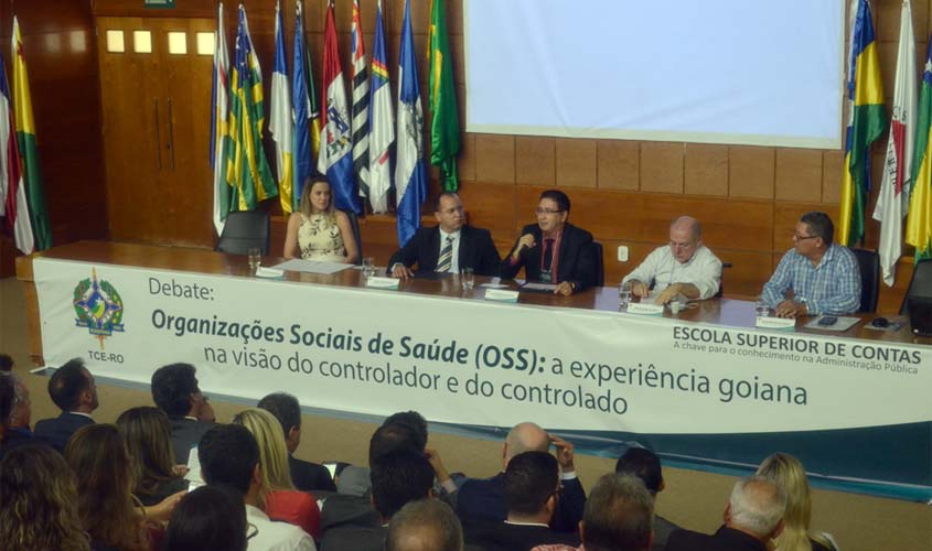 Organizações sociais de saúde (OSS) em debate no TCE-RO 