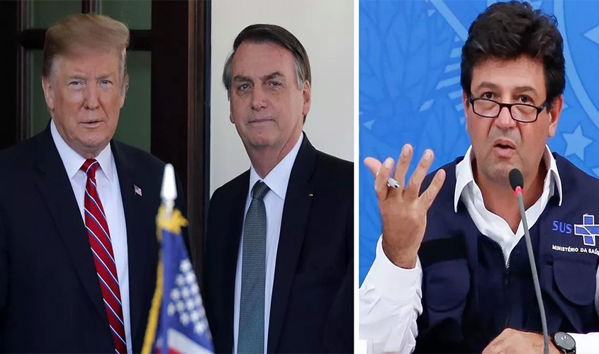 O pivô da discórdia entre Mandetta e Bolsonaro é Donald Trump