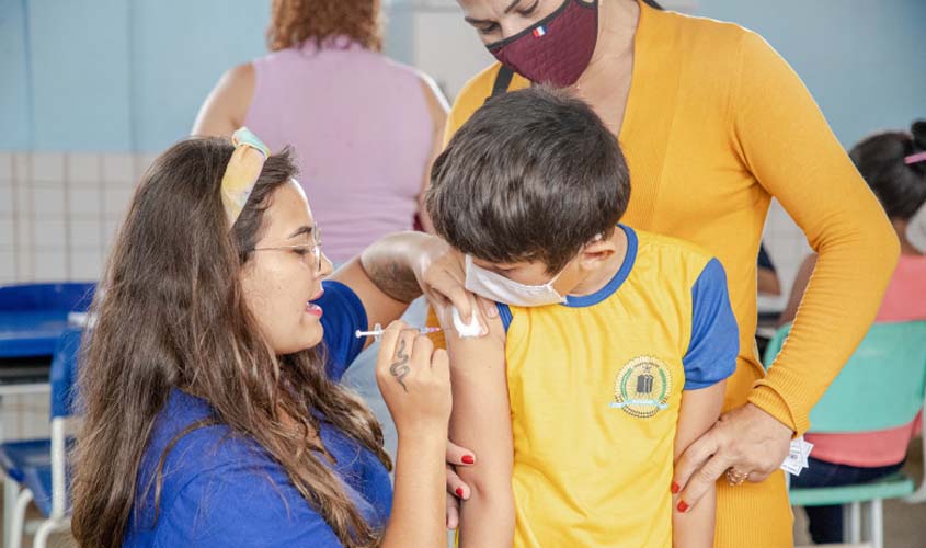 Três escolas de Porto Velho ofertam vacinação infantil durante a semana