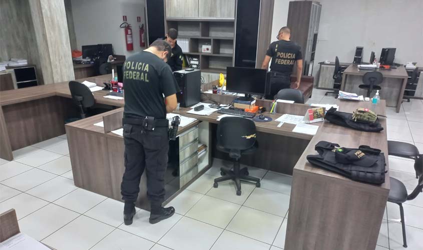 Operação da PF contra fraude em Rondônia mira escritório de contabilidade