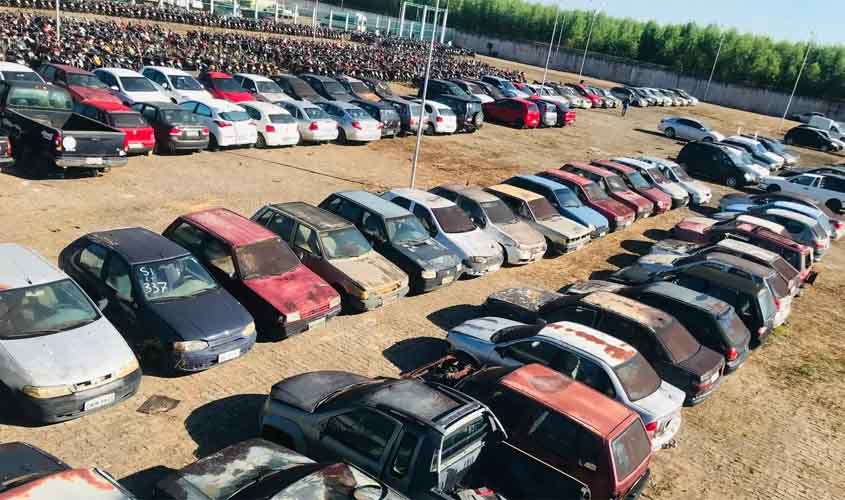 Novo leilão eletrônico do Detran-RO disponibiliza mais de 419 veículos para arremate