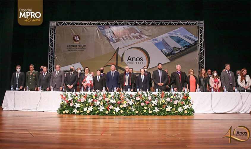 Aline Silva enaltece atuação do Ministério Público que celebra 40 anos em Rondônia