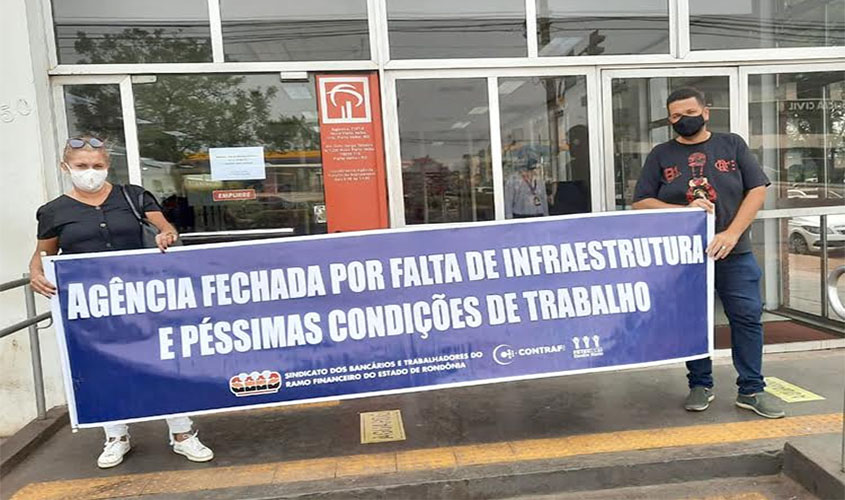 Agência do Bradesco é fechada em Porto Velho por falta de ar condicionado