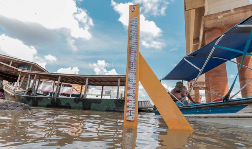 Nível do rio Madeira registra 1,94 metro em Porto Velho