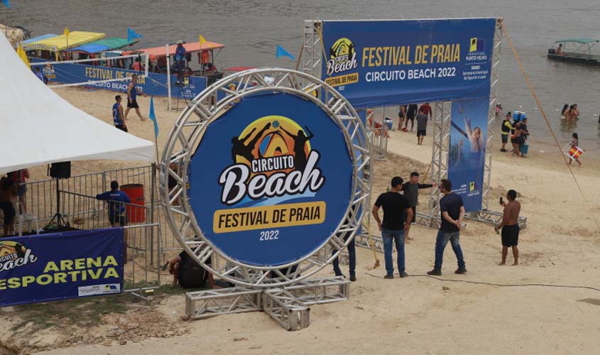 Estrutura será montada para garantir mais conforto aos visitantes do Circuito Beach 2022