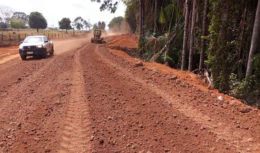 Governo de RO conclui recuperação da Rodovia-484 e entrega uma nova via para Santa Luzia d’Oeste