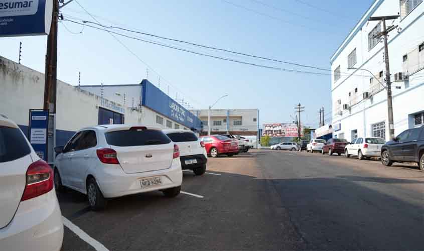 Prefeitura de Porto Velho inicia nova sinalização horizontal e vertical na rua Irmã Capelli