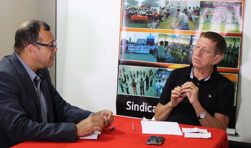 Mário Jorge anuncia que SINDSEF/RO fará mobilização para barrar projeto de demissão de servidores