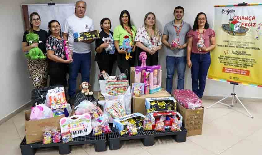 MPRO realiza entrega de brinquedos e kits para o projeto Criança Feliz, que atende o Baixo Madeira