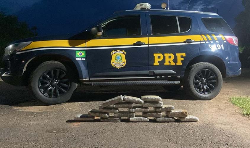 PRF apreende 15 kg de droga em Porto Velho, Rondônia