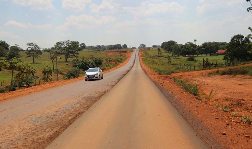 Rodovia TransRondônia recebe infraestrutura de pavimentação asfáltica