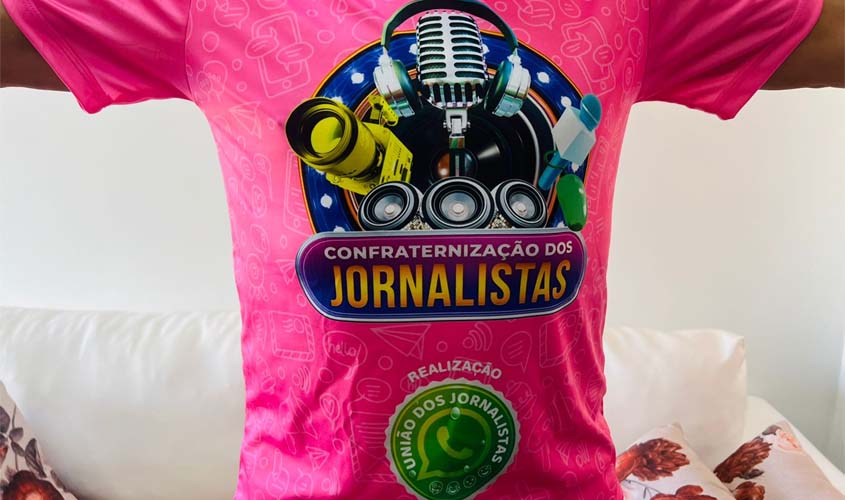 Grupo União dos Jornalistas lança camisa promocional do evento deste ano