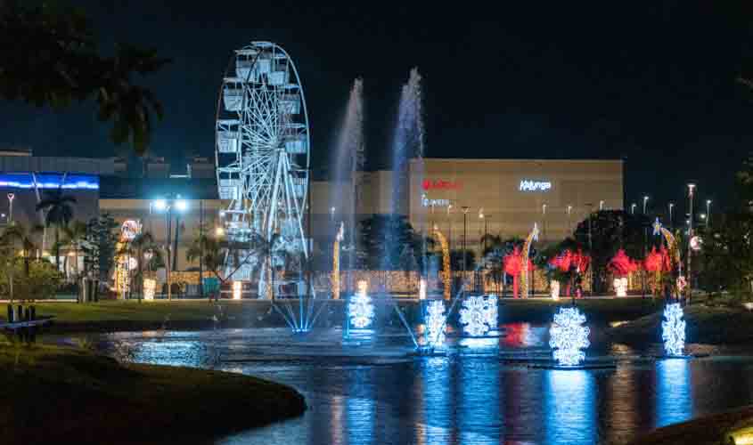 Prefeito Hildon Chaves apresenta decoração do Parque da Cidade para a imprensa e influenciadores digitais