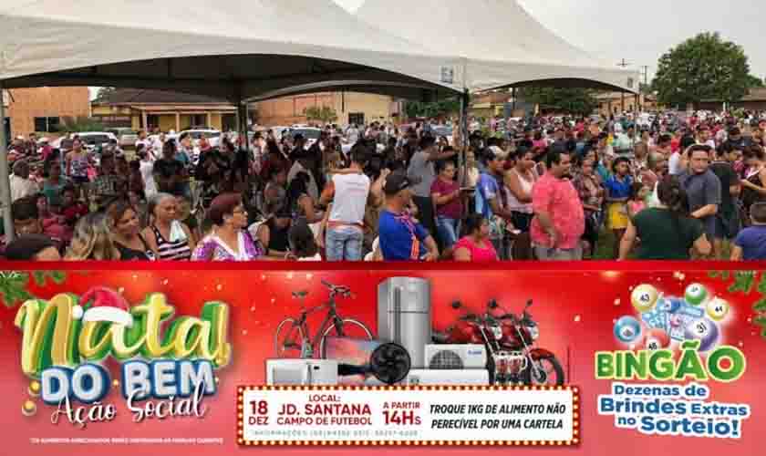 Deputado Marcelo Cruz apoia o maior Natal da Zona Leste de Porto Velho