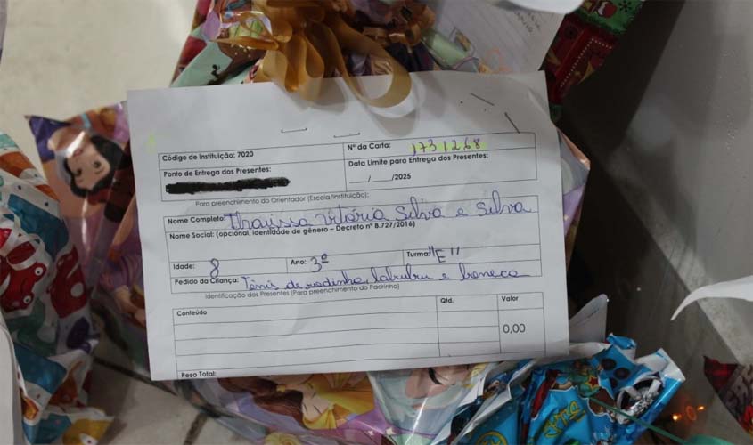 Prefeitura participa do Projeto Papai Noel dos Correios