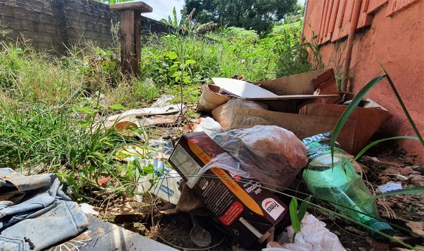Lixo doméstico é a principal causa do aumento de casos de Dengue
