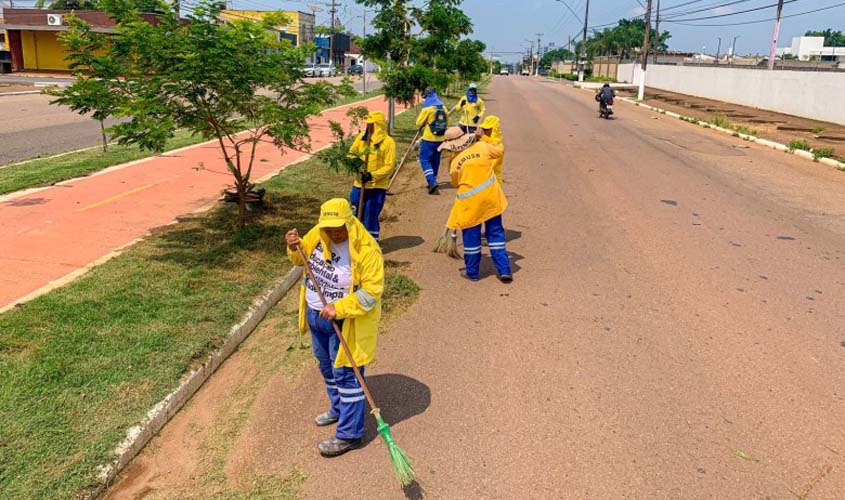 Semusb melhorou estrutura e ampliou trabalho de limpeza e conservação da cidade