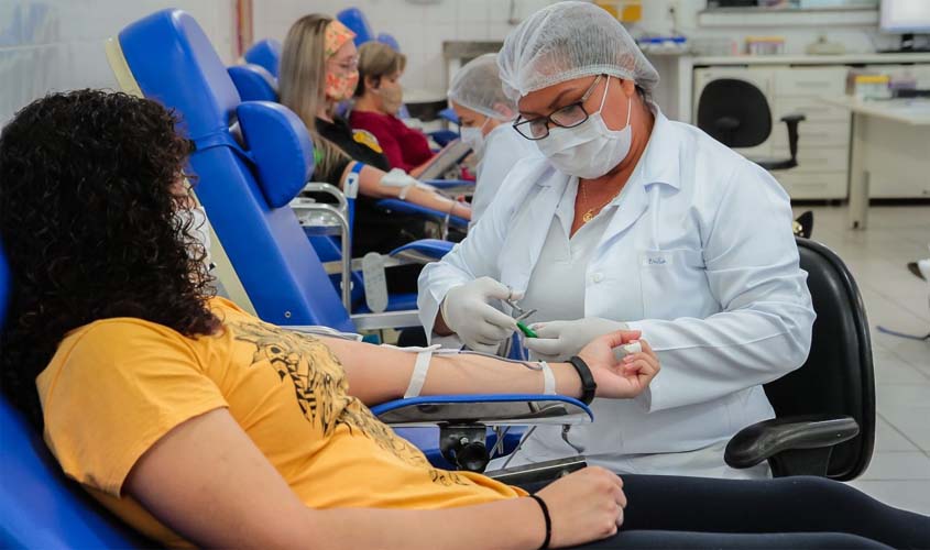 Fhemeron reforça a importância da doação de sangue para manutenção do estoque durante período de férias