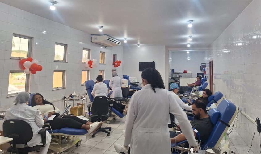 Servidores promovem doação de sangue em Porto Velho