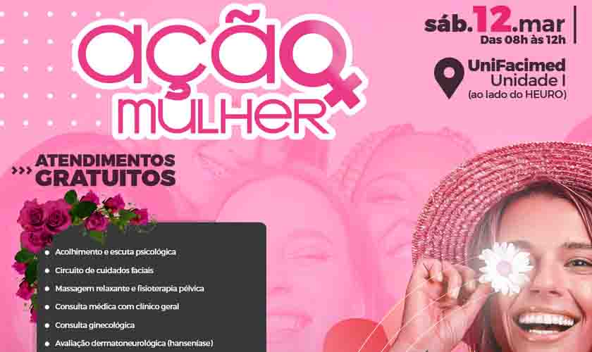 UNIFACIMED realiza “Ação Mulher” neste sábado 