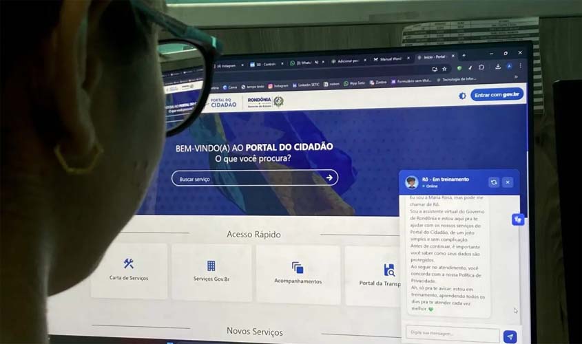 Governo de RO lança assistente virtual ‘Rô’ no Portal do Cidadão