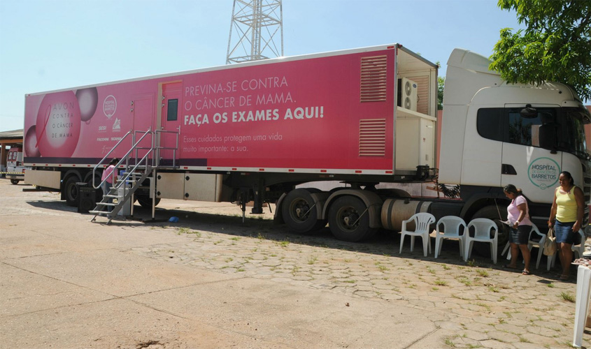 Agendamento para exames na carreta do Hospital do Amor pode ser feito até 16/04