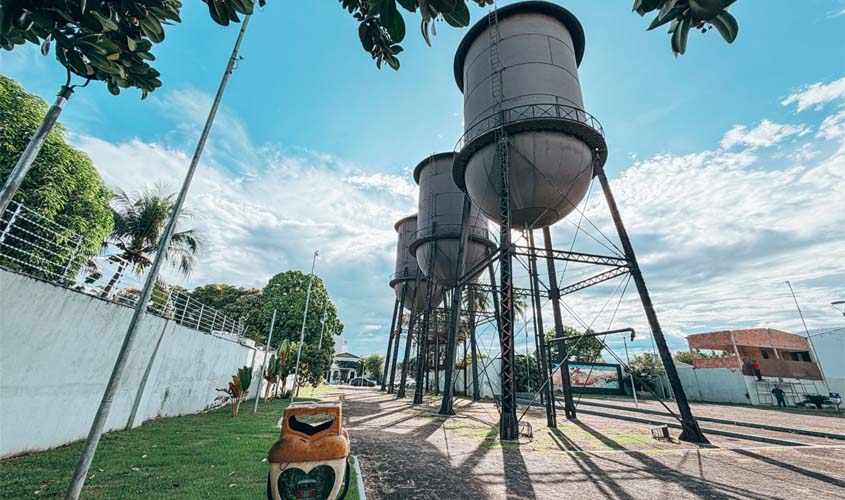 Praça das Três Caixas d’Água preserva história de Porto Velho