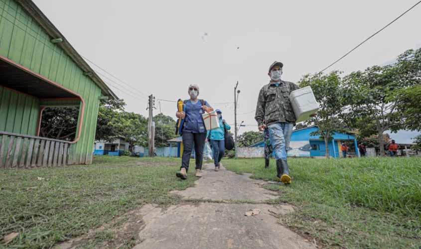 Vacinação de rotina e contra a covid-19 ocorrem em quatro distritos de Porto Velho no fim de semana