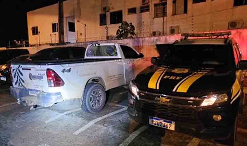 PRF recupera veículo que havia sido roubado no Mato Grosso