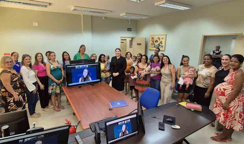 Vara do Trabalho de São Miguel do Guaporé promove palestra sobre maternidade e direitos trabalhistas