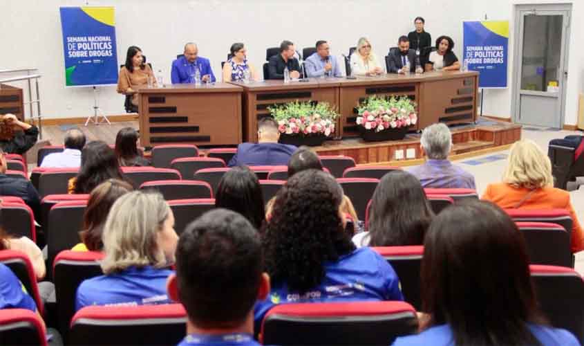 Governo de RO organiza ações integradas para as Semanas Nacional e Estadual de Políticas sobre Drogas