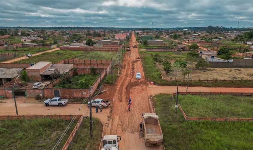 Acesso ao residencial Cristal da Calama recebe nova pavimentação