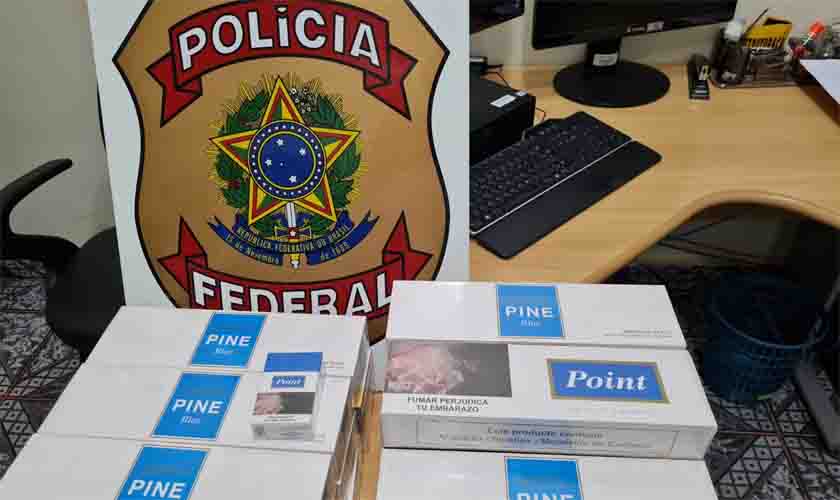 PF apreende carga de cigarros contrabandeados em Guajará-Mirim