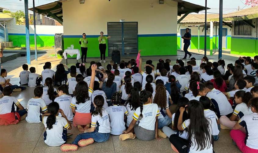 Semeia realiza palestra em escola sobre prevenção às queimadas