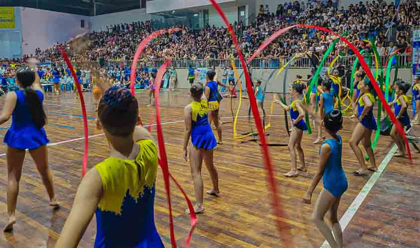 Abertura da fase Metropolitana do Joer em Porto Velho reúne estudantes atletas no ginásio Cláudio Coutinho