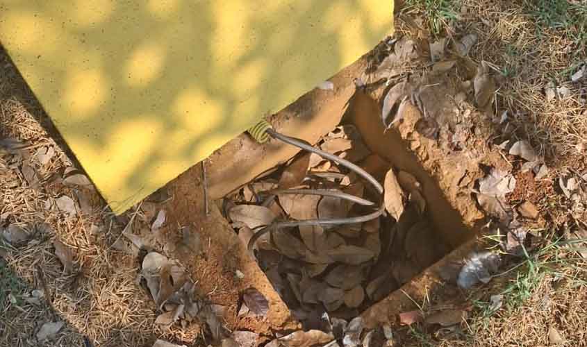 Praça Marise Castiel sofre furto de fios menos de 24h após inauguração