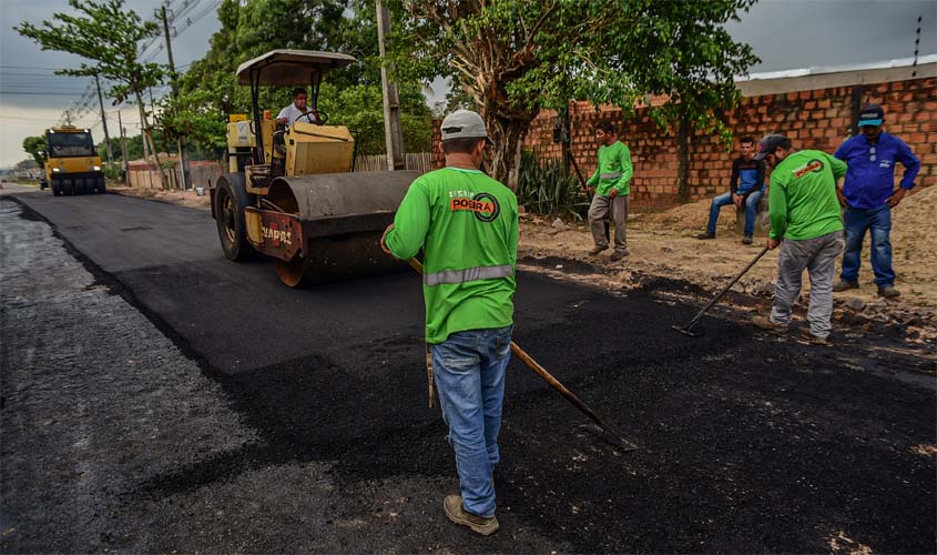 Prefeitura inicia asfaltamento da rua T-28