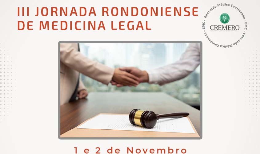 Cremero sedia III Jornada Rondoniense de Medicina Legal